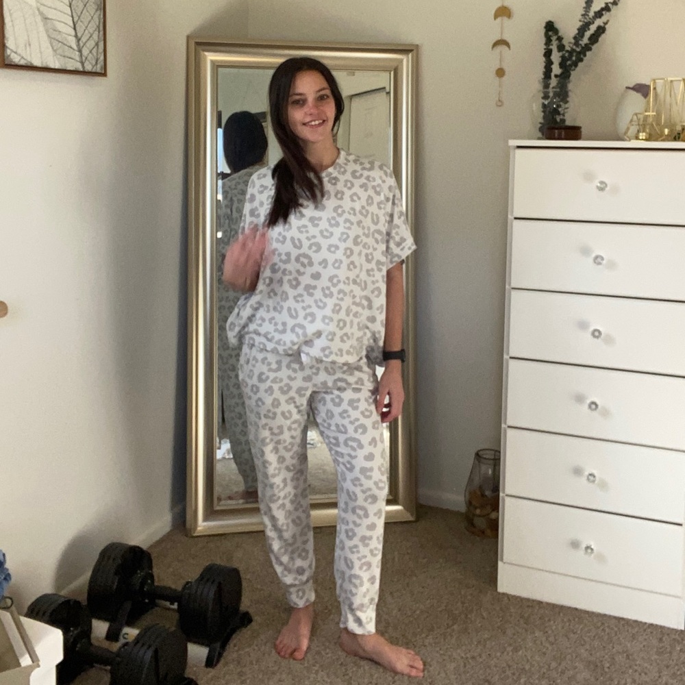 Leopard Print Pajama Set - image 2